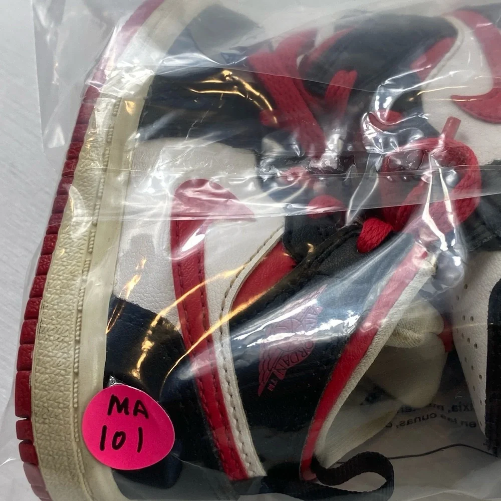 Nike Air Jordan Mid Very Berry‎ Black Red White Sz 5C Toddler KIDS